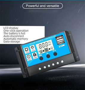 Controlador de carga de panel solar de alto voltaje de entrada AUTO 12V 20A PWM Controlador de cargador solar para sistema de energía solar - Product Image 6