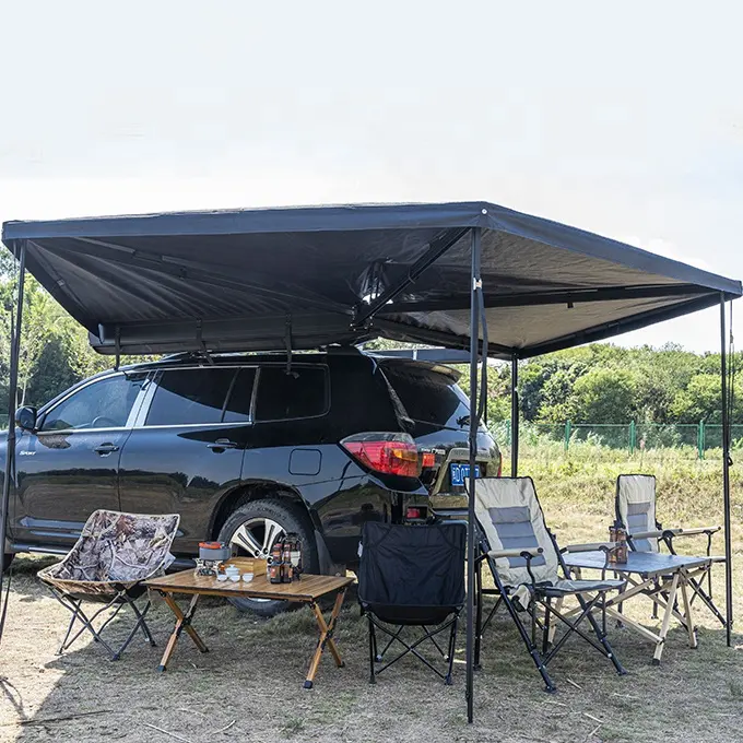 OEM/ODM camping autoportant 270 auvent latéral de voiture 4WD auvent latéral de voiture 270 tentes extérieures à vendre