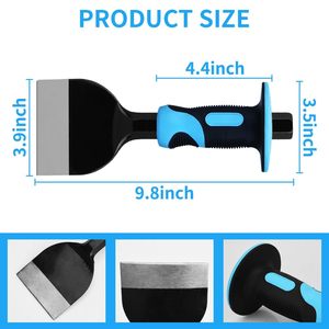 Heavy-duty <strong>Masonry</strong> <strong>Chisel</strong> Set Suitable <strong>for</strong> Concrete and Bricks, Equipped with a Protective Handle - Product Image 2