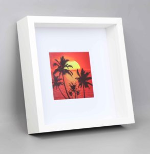 MDF Shadow Box <strong>Frame</strong>, <strong>10x10</strong>&quot; Size with 5x5&quot; Mat, 3D Deep Picture <strong>Frame</strong> - Product Image 2