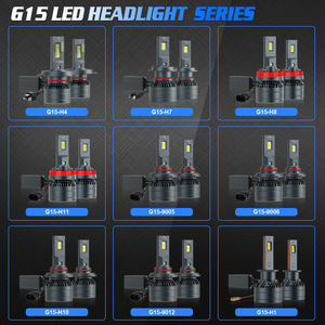 Gview Mini Mini boyutu LED ampul kiti 12V 105w otomatik aydınlatma sistemleri HB4 Hb3 LED far - Product Image 5