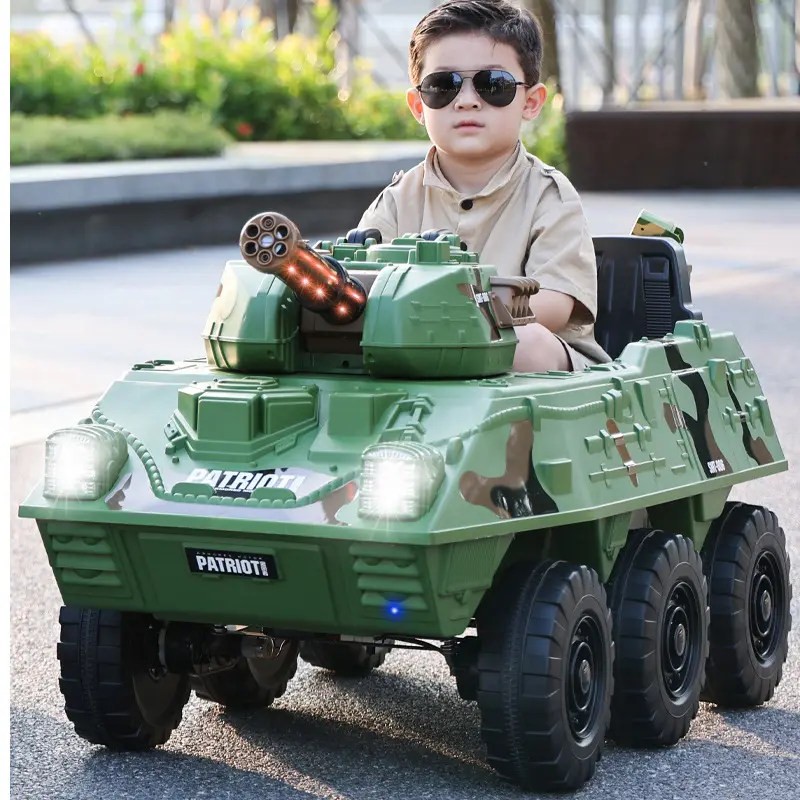 Sıcak satış çocuklar plastik araba aküsü işletilen oyuncak tank arabalar çocuklar için büyük çocuklar