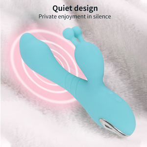 LOTUSIF Parrot-2 One Click <strong>Climax</strong> Accelerating Eight Frequency Double Head Vibration Rabbit Vibrator for Woman - Product Image 5