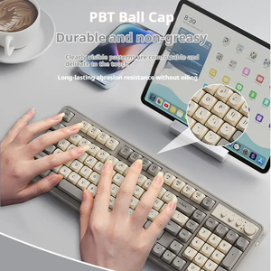 2.4G Bluetooth/Dual Mode Hot-Swappable RGB LED retroilluminato tastiera da gioco 87 tasti Wireless meccanica numerica asse Gateron tastiera