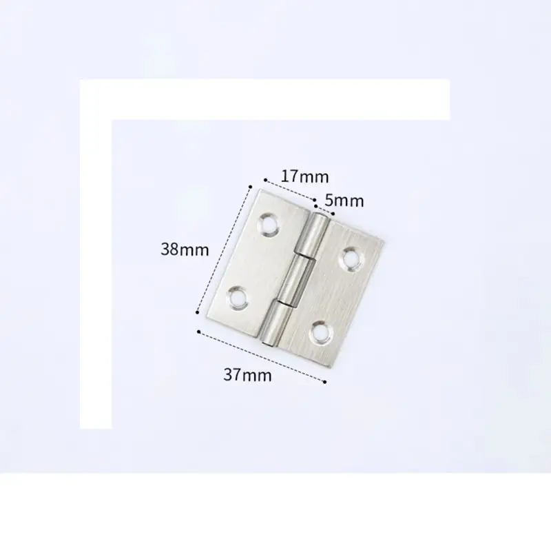 1.5 inch Small Butt Hinge 38*37*1.2mm Stainless Steel Butt Hinge