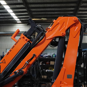 Duurzame Structuur 0.6 Ton Hydraulische Hijsbouwmachines Graafmachine Hout Grijper Kranen Grijper Hout Kraan - Product Image 6