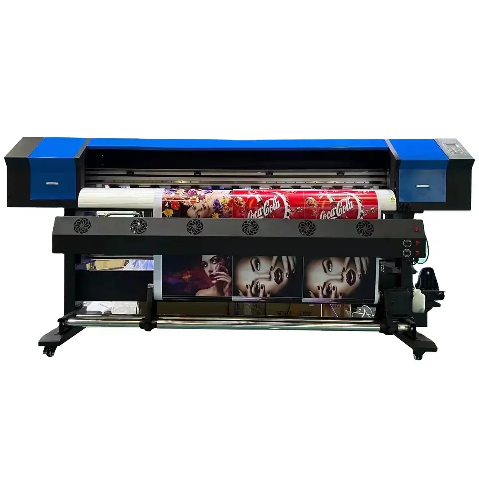 Ejet máquina de impressão plotter, impressora de vinil xp600 eco impressora solvente 1.8m