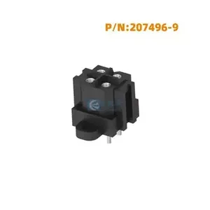 TEサプライヤー207496-9ワイヤ対ボードコネクタ4ピンギルディング電源信号AMP Metrimate垂直PCBマウントヘッダレセプタクル - Product Image 2