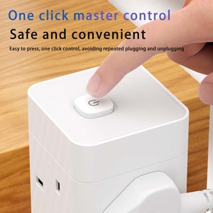 BS标准英国3针插头多插座，带C型USB端口充电器电塔电源延伸引线 - Product Image 4