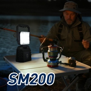 Smbx sm200a có thể sạc lại cầm tay cảnh báo ánh sáng IP66 hổ phách trắng SOS ánh sáng 18W điều chỉnh góc nhôm nhà ở cho xe tải - Product Image 1