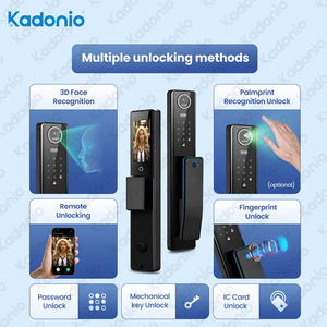 Kadonio Tuya intelligente interfono biometrico carta con impronte digitali codice digitale riconoscimento facciale blocco porta accesso biometrico