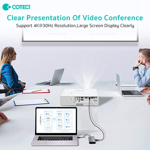 COTECi USBC PD 100w USB3.0 อะแดปเตอร์แปลงพอร์ต 4K มัลติฟังก์ชั่น USB HUB ประเภท C ถึง HDMI USB 3.0 อะแดปเตอร์ USB-C สาย 5 ใน 1 - Product Image 4