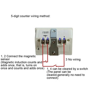 Taidacent Smart Punch contatore Display digitale elettronico sensore di conteggio della rotazione magnetica 6 contatore a 5 cifre conteggio industriale - Product Image 6