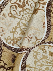 Tela con estampado disperso moderno con patrón geométrico | Tejido cepillado de poliéster | Fábrica de telas textiles para el hogar al por mayor - Product Image 4