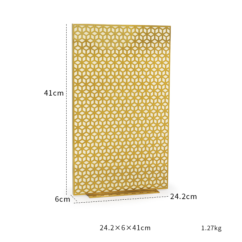 Rectangular metal backsheet