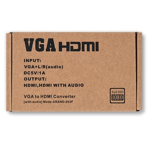 PC <strong>VGA</strong> Source <strong>Output</strong> to TV Monitor <strong>Hdmi</strong> Connector Active Male <strong>VGA</strong> Female <strong>Hdmi</strong> 1080P Video Dongle <strong>VGA</strong> to <strong>Hdmi</strong> <strong>Adapter</strong> for HDTV