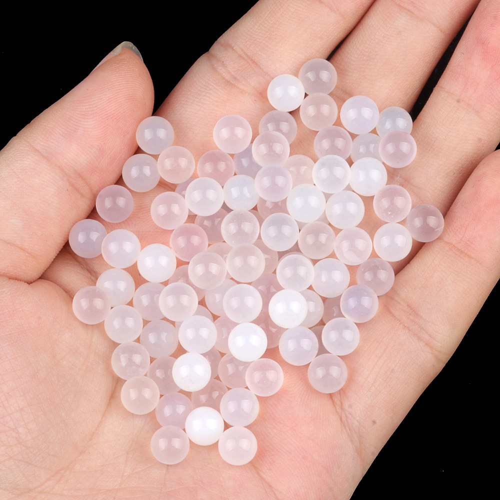 6mm white agate (no hole single)