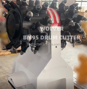 Rock rãnh máy xây dựng bộ phận máy móc trống Cutter tập tin đính kèm cho bobcat máy xúc - Product Image 5