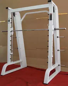 ジムフィットネス機器多機能クロストレーナースミスマシンパワーラックケージ調節可能スクワットラック在庫あり