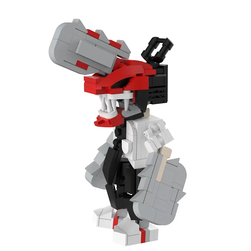 GoldMoc 인기 만화 애니메이션 벽돌 장난감 전기 톱 남자 모델 퍼즐 빌딩 블록 세트