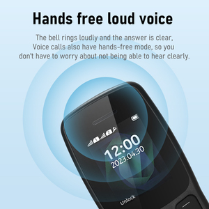 デュアルSim携帯電話nokia 106色LEDスクリーンFM機能スペイン語ドイツ語ゲーム用格安キーパッド - Product Image 4
