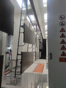 Cabina di rivestimento in polvere di grande capacità estesa-altezza verticale spazio alto-componenti doppia funzione come forno di indurimento e asciugatura - Product Image 2