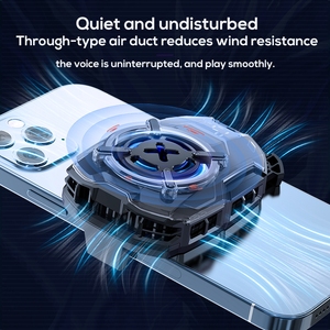 Latest DL16 Cooling Fan Mobile Phone Cooler AI <strong>Function</strong> LED Display Temperature for Gaming with Joysticks &amp; Game <strong>Controllers</strong> - Product Image 5