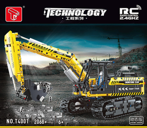 TGL T4001 RC Digger Model <strong>Toys</strong> DIY Compatible with <strong>All</strong> Major Brand technic <strong>Toys</strong> for Children Gift 2068pcs Building Blocks Sets - Product Image 2