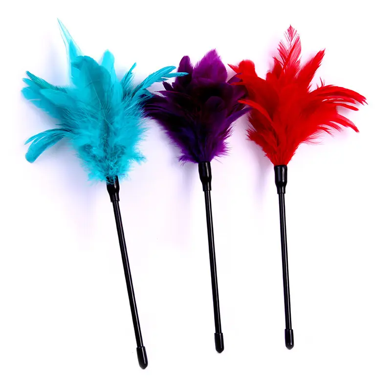 Itching Sex Toys Feather Leaves Rods SM Products for Couple Games