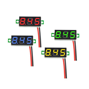 ミニ10個DC電圧計3線0-100V LEDディスプレイ電圧テスターコンパクトで正確な0.28 "IC - Product Image 1