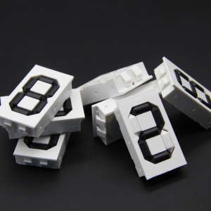 Manually einstellen 7 segment code kunststoff kleine anzahl display modul - Product Image 4