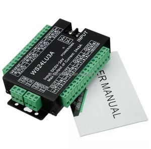 WS24LU3A 24CH DMX контроллер DC5-24V DMX512 декодер цветная (RGB) светодиодная лента для модуль сценическое освещение DMX 512 24 канала RGB пульт дистанционного управления - Product Image 2