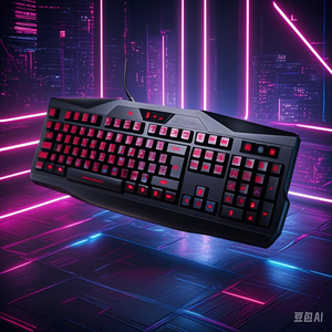 Teclado Oriental Popular para escritorio, teclado de computadora con cable USB con retroiluminación LED - Product Image 3