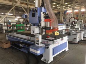 Enrutador de anidamiento CNC ATC de husillos múltiples, muebles de oficina de madera, fabricación de armarios de cocina, enrutador CNC 3D - Product Image 6