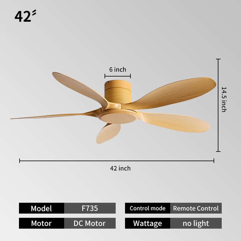 42inch- natural wood color