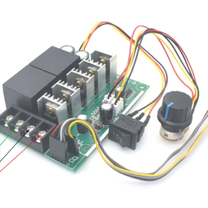 DC Motor ayarlanabilir 0-dijital ekran sürücü modülü girişi MAX60A 12V 24V ile 100% PWM hız kontrol cihazı - Product Image 3