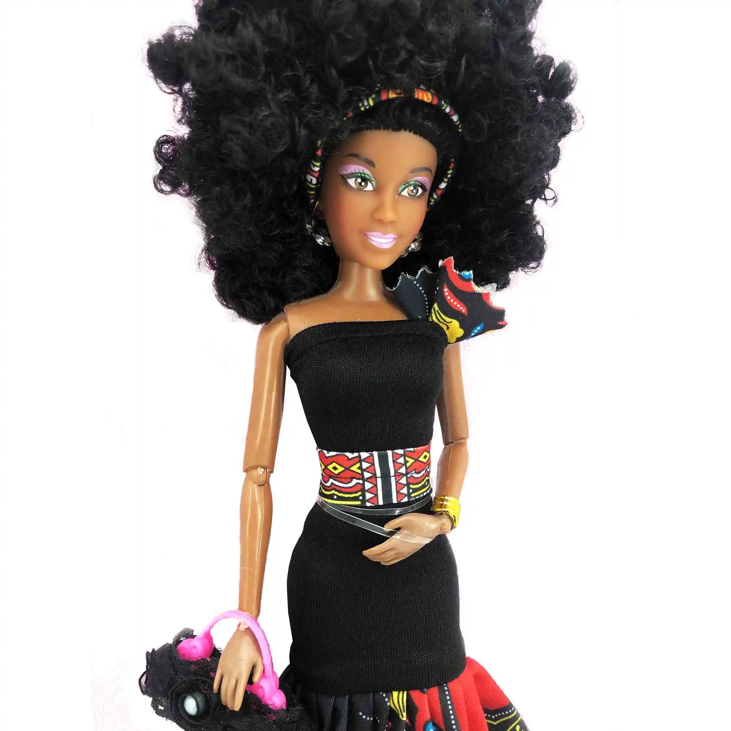 Muñecas negras para niñas, juguetes de moda afroamericana, bonita muñeca Barbier, venta al por mayor, 2023