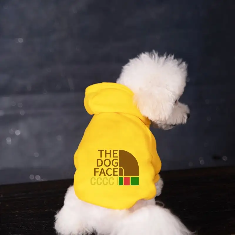 Jaket Hoodie anjing peliharaan musim gugur musim dingin baju luar ruangan Sweater anjing sedang kecil Bulldog Perancis hangat mewah pakaian anjing desainer