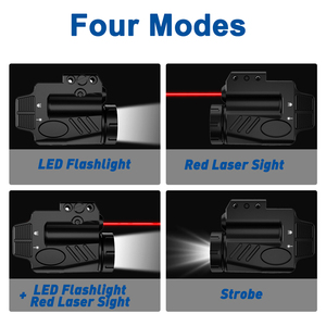 Chất Lượng Cao 800Lumen Màu Xanh Lá Cây Màu Đỏ Chiến Thuật Laser Sight Combo Đèn Pin Săn Bắn Laser Sight Đèn Pin - Product Image 5
