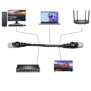 Özel 24awg utp ftp sftp lan kablosu cat5 cat5e ağ toplu ethernet ara kablosu cat6 kedi 7 rj45 korumalı - Product Image 5