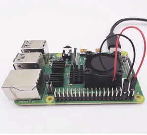 コンピューター用のアルミニウムヒートシンクを備えたベストセラーのRaspberryPi 4モデルB冷却ファン