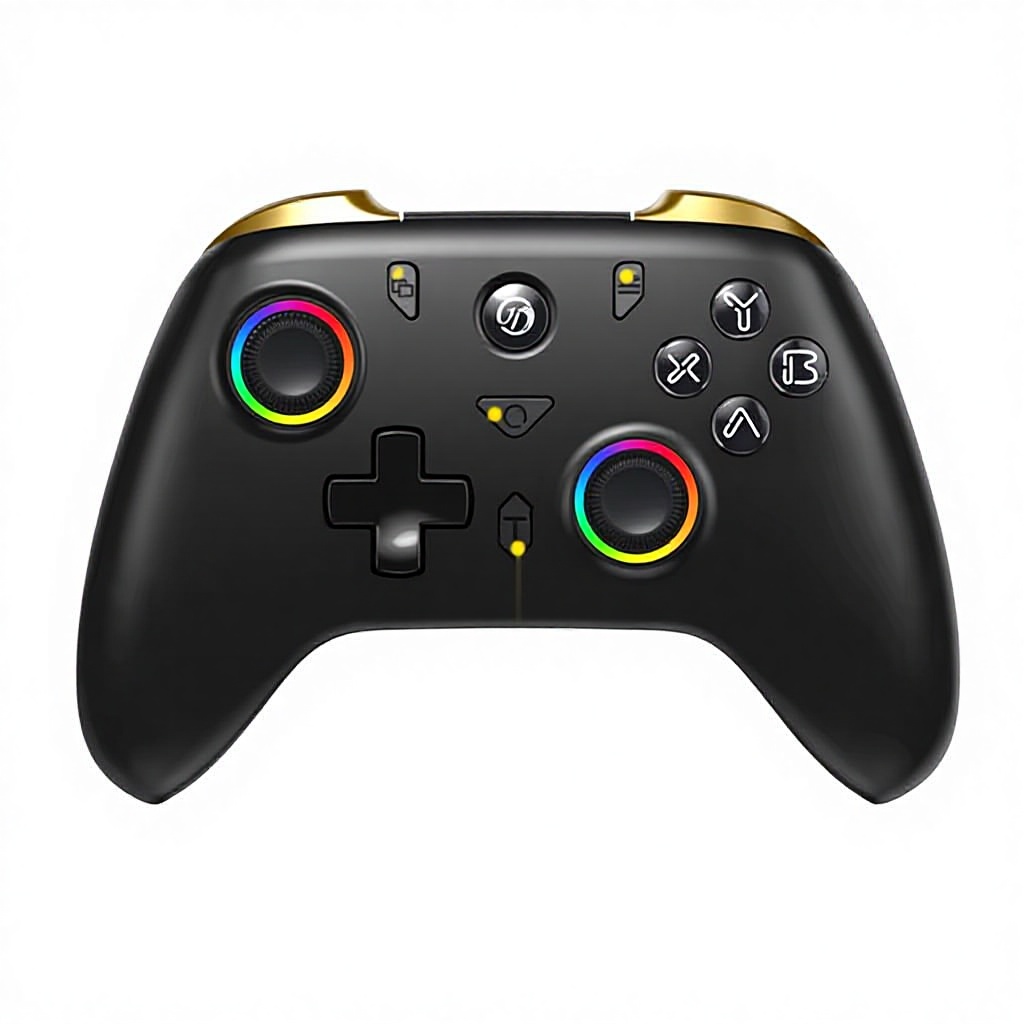 Conjunto negro (controlador + receptor 2,4G)