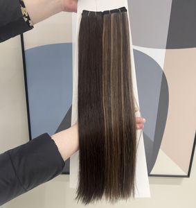 Toptan özel perulu Remy saç düz atkı saf renk kalın ve sağlıklı manikür ile bozulmamış Styling için - Product Image 3