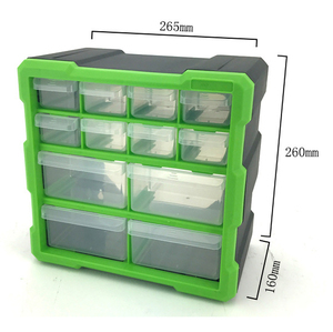 プラスチック製工具収納ボックススクリューボックス部品アクセサリーコンパートメントビルディングブロック仕分けケース - Product Image 4