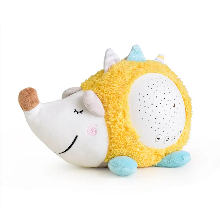 Baby Soother Toys Hedgehog White Noise Sound Machine, Toddler Sleep Aid Night Light, New Baby Girl Baby Boy Gifts peluche rilassante