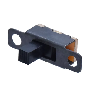 SS12F55 SMT slayt anahtarları 2 yollu 3 Pin EG EG 1P2T dikey dik açı Mini geçiş anahtarı montaj deliği ile - Product Image 4