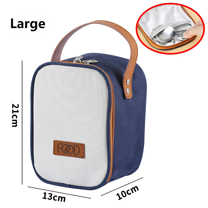 Grand sac isotherme - Bleu Beige