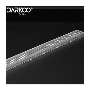 Dẫn ống kính không đối xứng của Đèn Ngoài Trời PC quang học ống kính tuyến tính chất lượng cao lớn 60 PMMA ống kính ánh sáng PC ống kính tuyến tính - Product Image 3