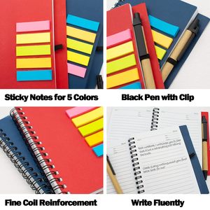 Regalos promocionales baratos, papel Kraft, combinación creativa, notas adhesivas, Bloc de notas, logotipo personalizado, cuadernos multiusos, Bloc de notas - Product Image 3