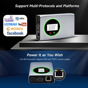 Codificador/decodificador de transmisión en vivo de video NDI HDMI 1080P HDMI a convertidor NDI completo - Product Image 3